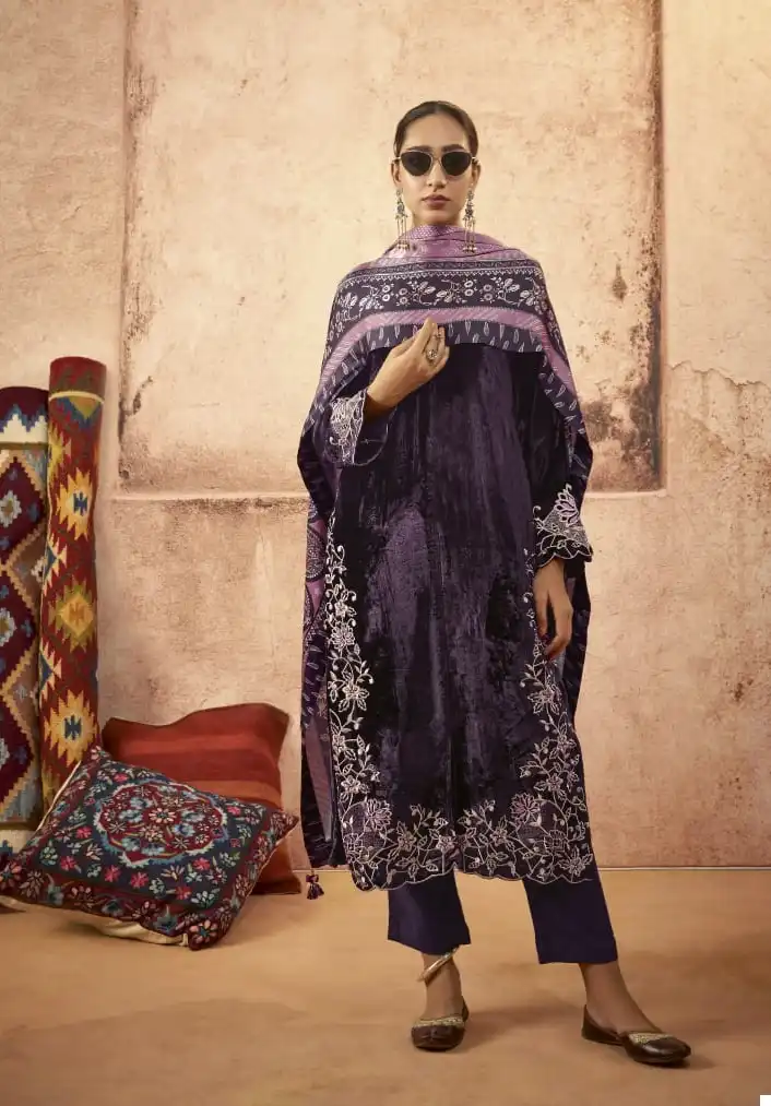 Kimora Heer Libaas-E-Ishq Pure Velvet Wholesale Winter Wear Suit Catalog - 8 Pcs Set — Wholesale Salwar Suits, MPA wholesale from Surat - Gallery Image 4