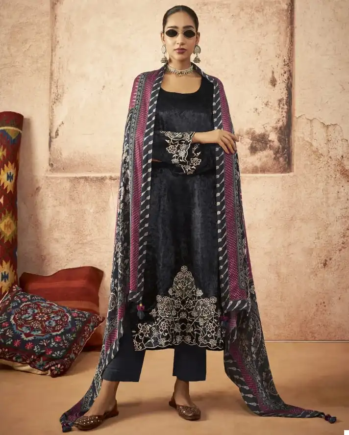 Kimora Heer Libaas-E-Ishq Pure Velvet Wholesale Winter Wear Suit Catalog - 8 Pcs Set — Wholesale Salwar Suits, MPA wholesale from Surat — view 1