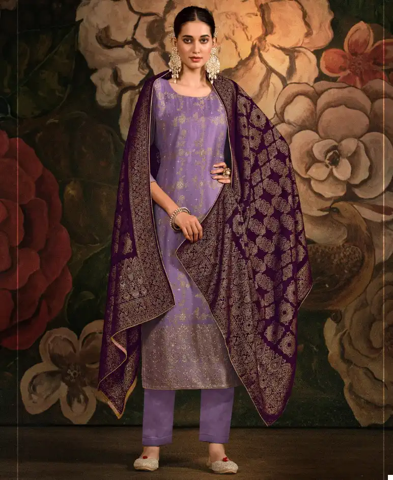 Belliza Designer Libaas E Ishq Pashmina Wholesale Heavy Swarovski Designer Winter Wear Salwar Suit Catalog — Wholesale Salwar Suits, Belliza Designer wholesale from Surat — view 1