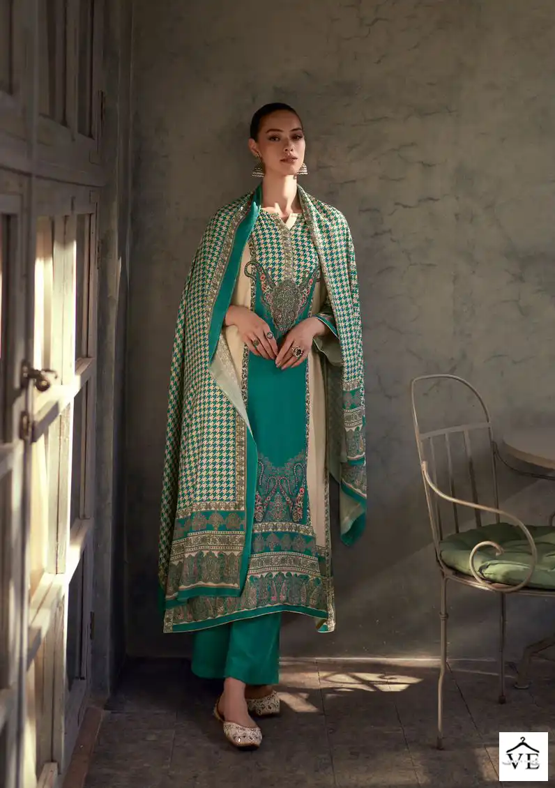 Mumtaz Arts Libas E Ishq Pashmina Wholesale Designer Winter Wear Salwar Suit Catalog — Wholesale Salwar Suits, MPA wholesale from Surat - Gallery Image 2