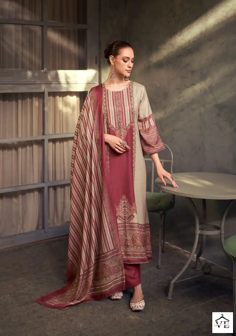 Mumtaz Arts Libas E Ishq Pashmina Wholesale Designer Winter Wear Salwar Suit Catalog — Wholesale Salwar Suits, MPA wholesale from Surat - Gallery Image 3