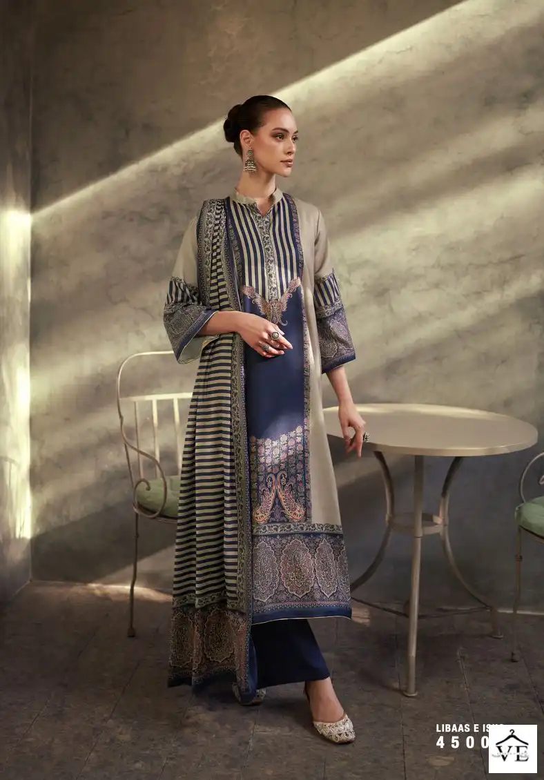 Mumtaz Arts Libas E Ishq Pashmina Wholesale Designer Winter Wear Salwar Suit Catalog — Wholesale Salwar Suits, MPA wholesale from Surat - Gallery Image 4