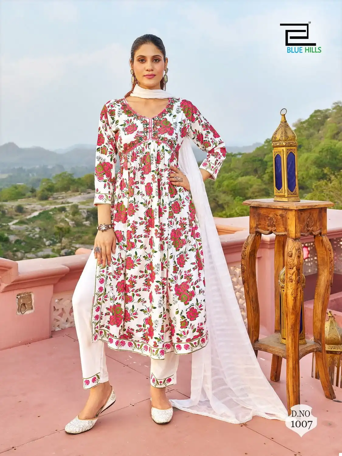 Blue Hills Libaas Rayon 14 Kg Wholesale Readymade Salwar Suit Catalog — Wholesale Salwar Suits, Blue Hills wholesale from Surat - Gallery Image 2