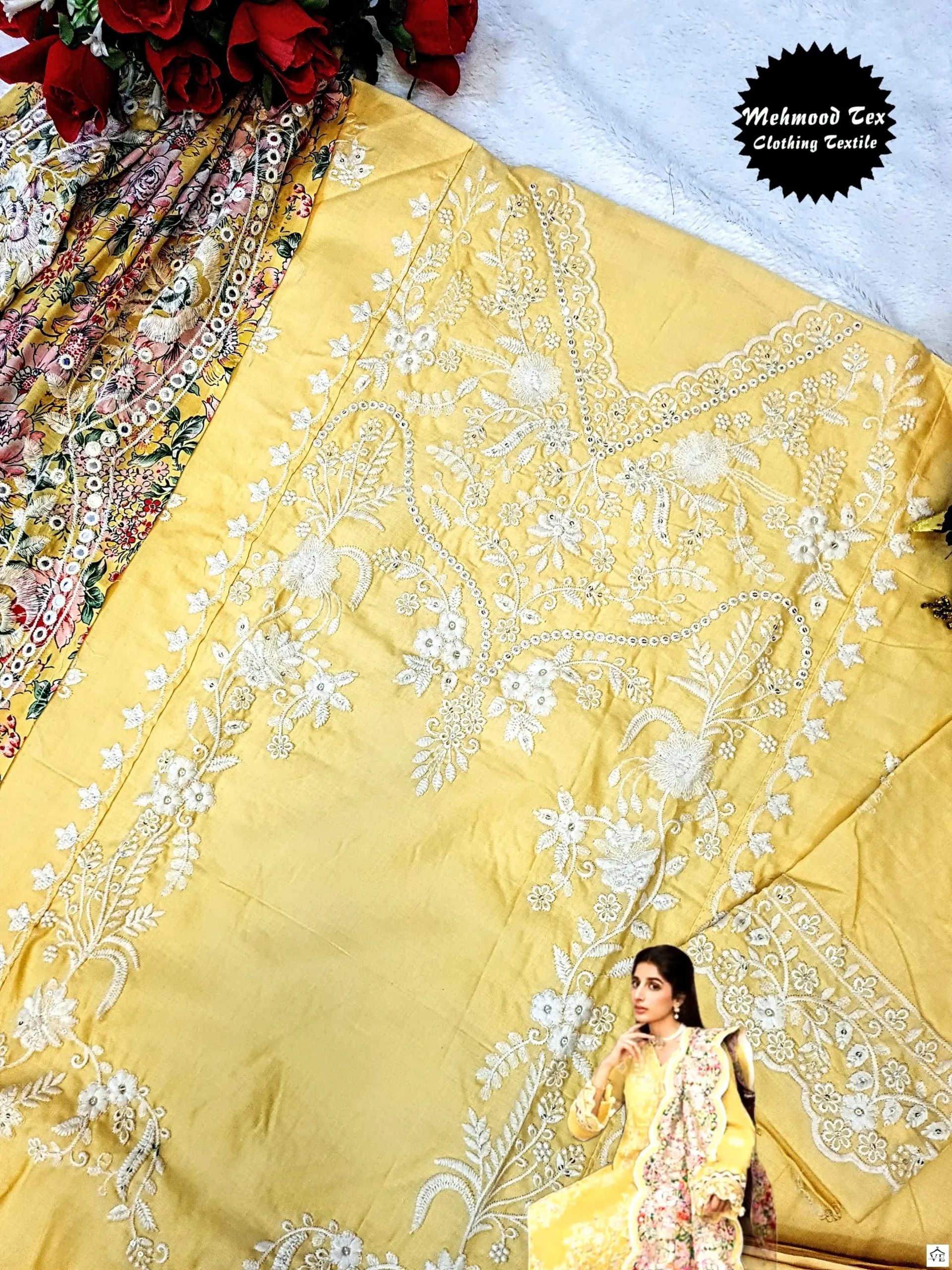 Mehmood Tex M 30 Cotton Wholesale Designer Pakistani Salwar Suit — Wholesale Salwar Suits, MPA wholesale from Surat - Gallery Image 2
