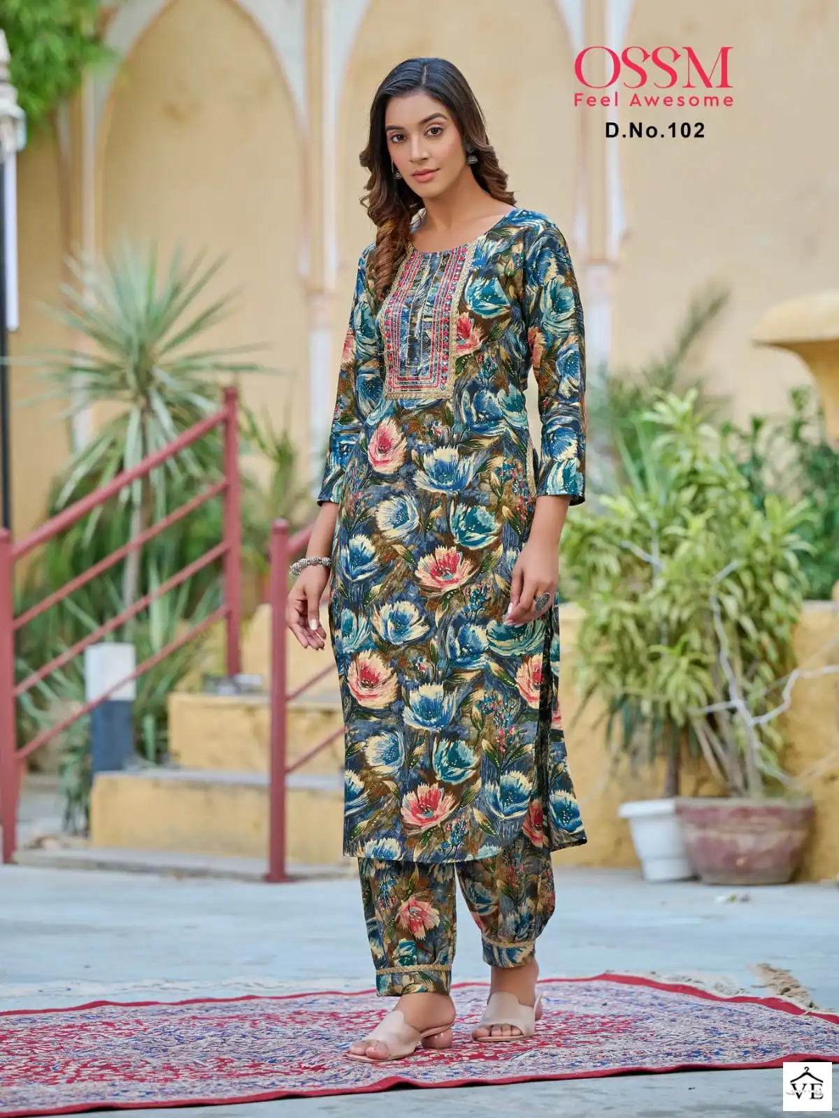 Ossm Maahi Premium Rayon 16K Wholesale Designer Kurti With Pant Catalog — Wholesale Kurtis, MPA wholesale from Surat - Gallery Image 2