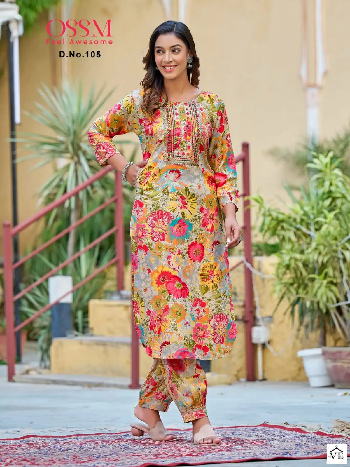Ossm Maahi Premium Rayon 16K Wholesale Designer Kurti With Pant Catalog — Wholesale Kurtis, MPA wholesale from Surat - Gallery Image 5
