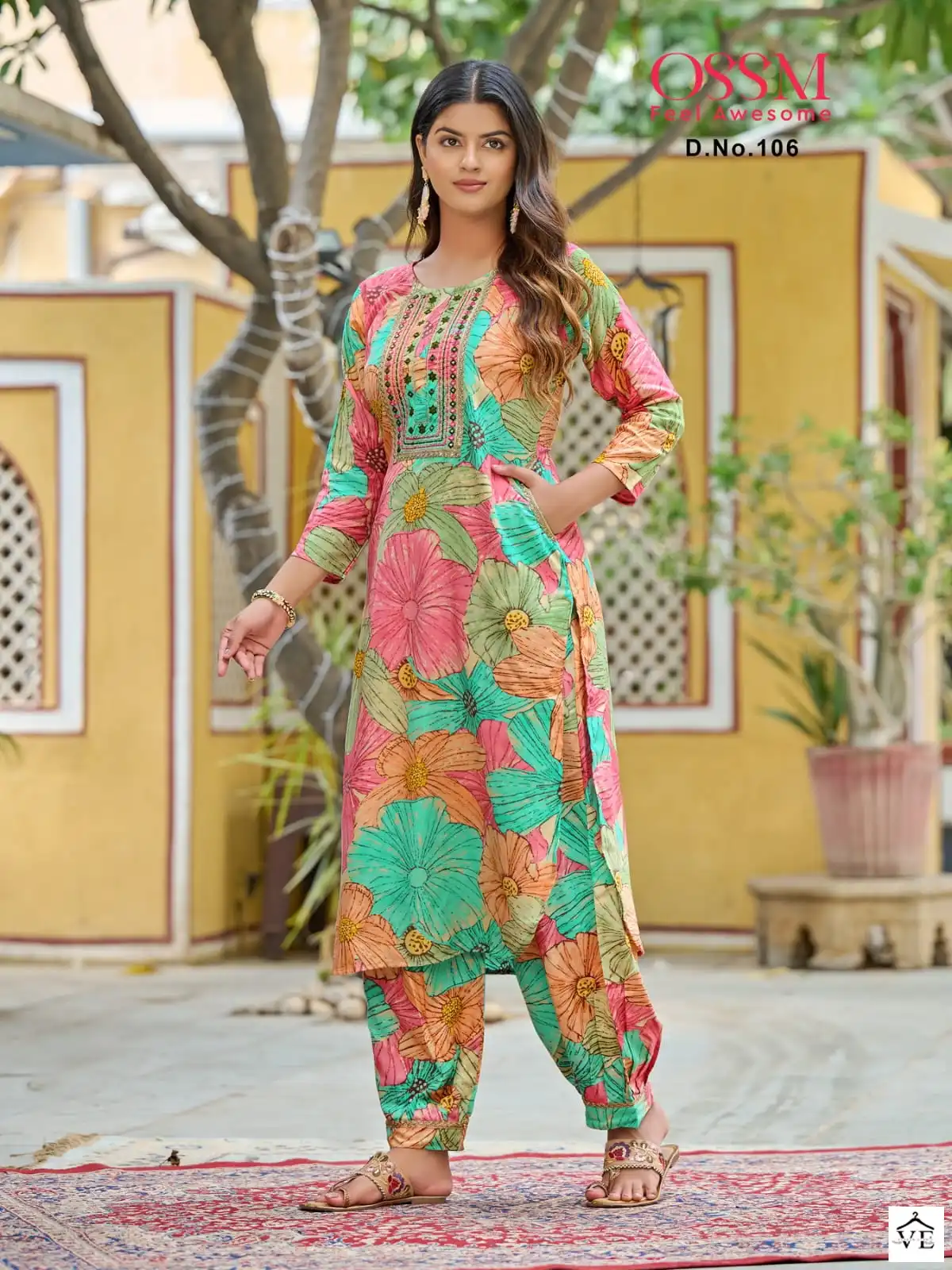 Ossm Maahi Premium Rayon 16K Wholesale Designer Kurti With Pant Catalog — Wholesale Kurtis, MPA wholesale from Surat - Gallery Image 6