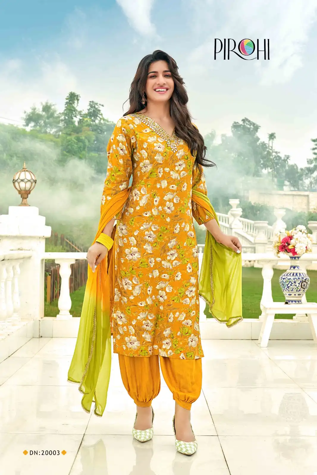 Pirohi Mahek Vol 1 Premium Modal Foil Prin Wholesale Designer Readymade Salwar Suit Catalog — Wholesale Salwar Suits, MPA wholesale from Surat - Gallery Image 3