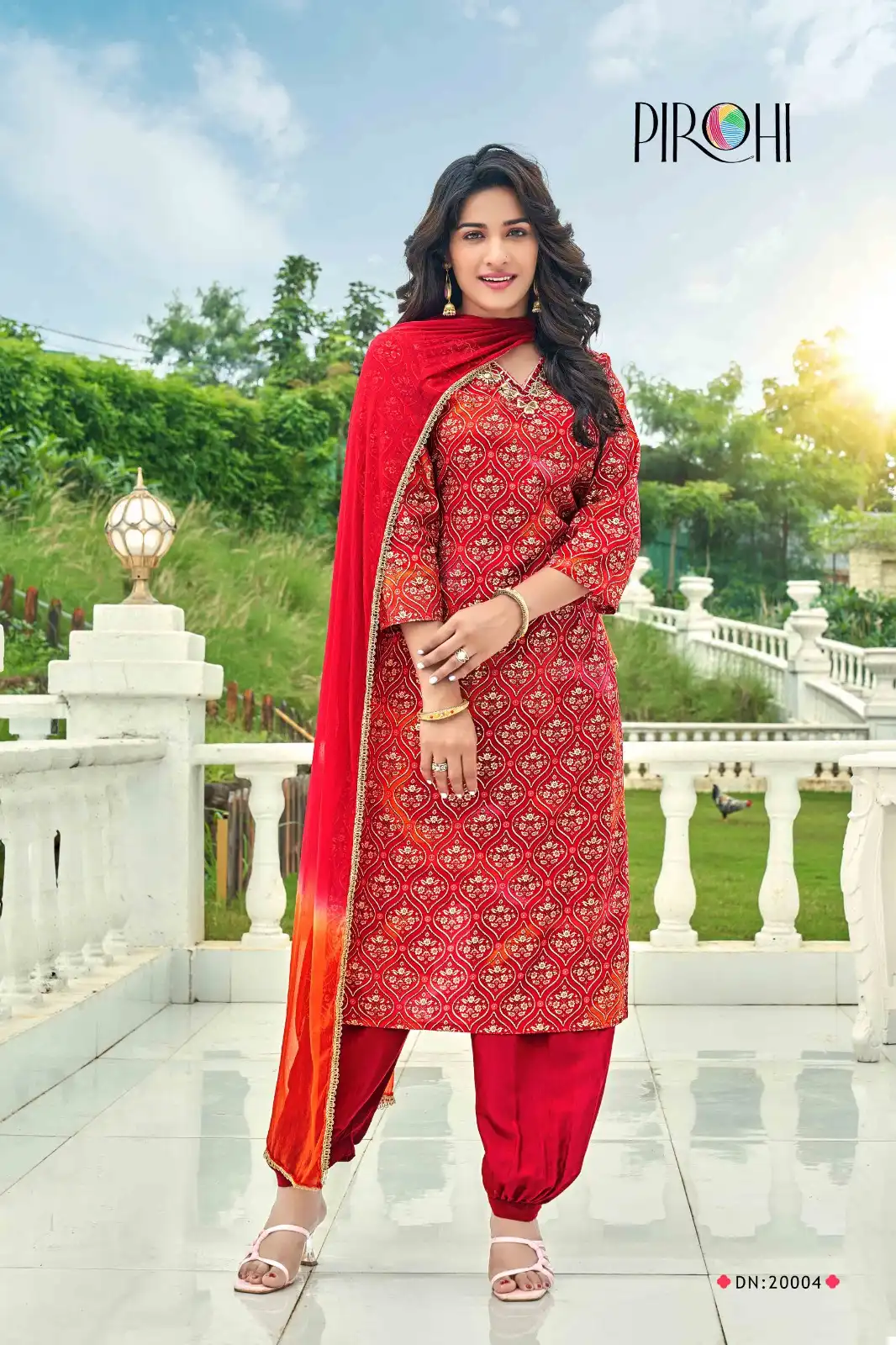 Pirohi Mahek Vol 1 Premium Modal Foil Prin Wholesale Designer Readymade Salwar Suit Catalog — Wholesale Salwar Suits, MPA wholesale from Surat - Gallery Image 4
