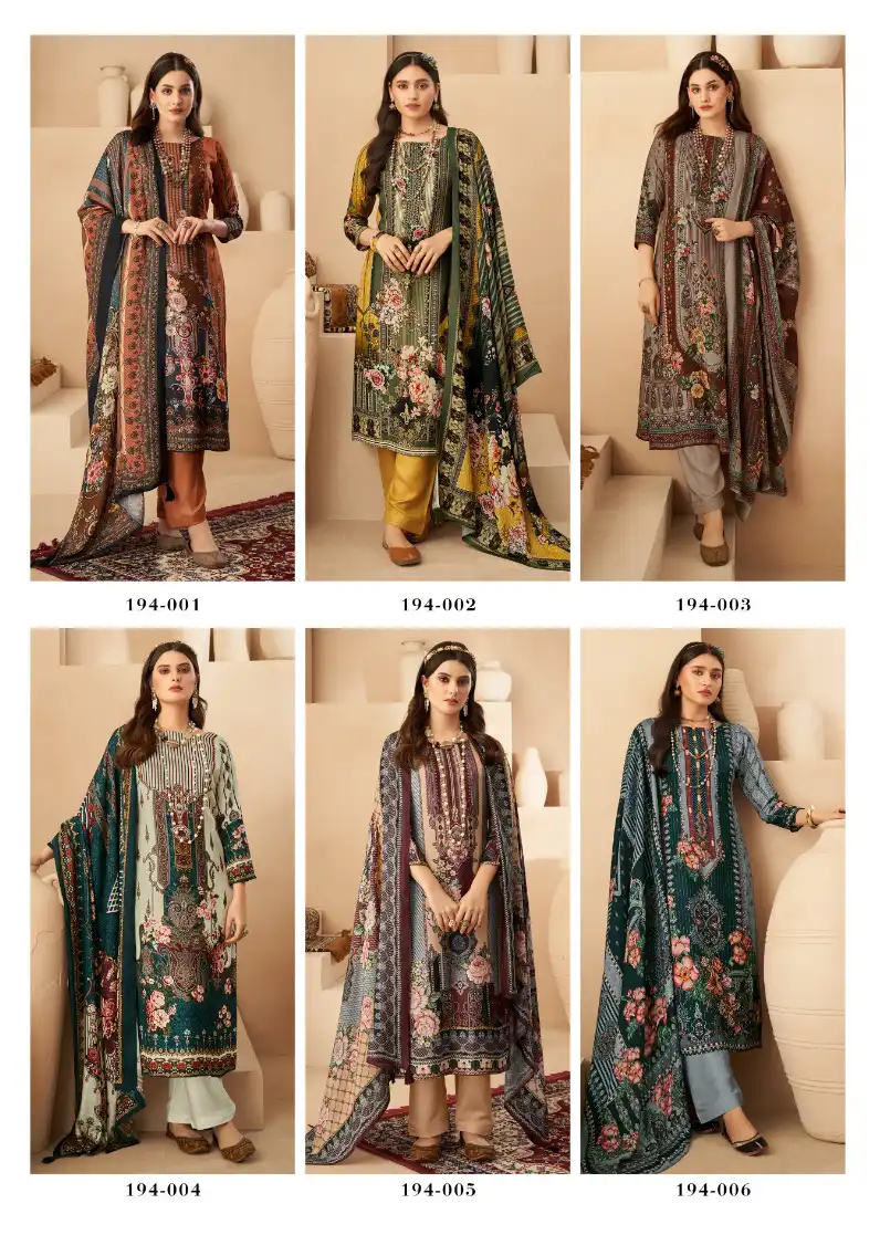 Kesar Mahfuz Pashmina Wholesale Designer Winter Wear Salwar Suit Catalog — Wholesale Salwar Suits, MPA wholesale from Surat — view 7