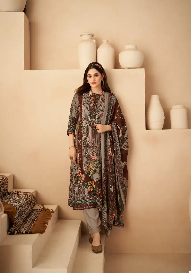 Kesar Mahfuz Pashmina Wholesale Designer Winter Wear Salwar Suit Catalog — Wholesale Salwar Suits, MPA wholesale from Surat - Gallery Image 2
