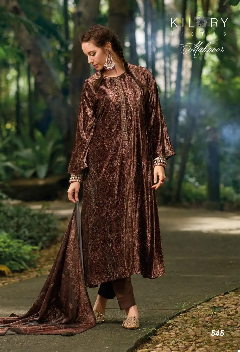 Kilory Trends Mahnoor Pure Velvet Wholesale Designer Winter Wear Salwar Suit Catalog — Wholesale Salwar Suits, MPA wholesale from Surat - Gallery Image 4