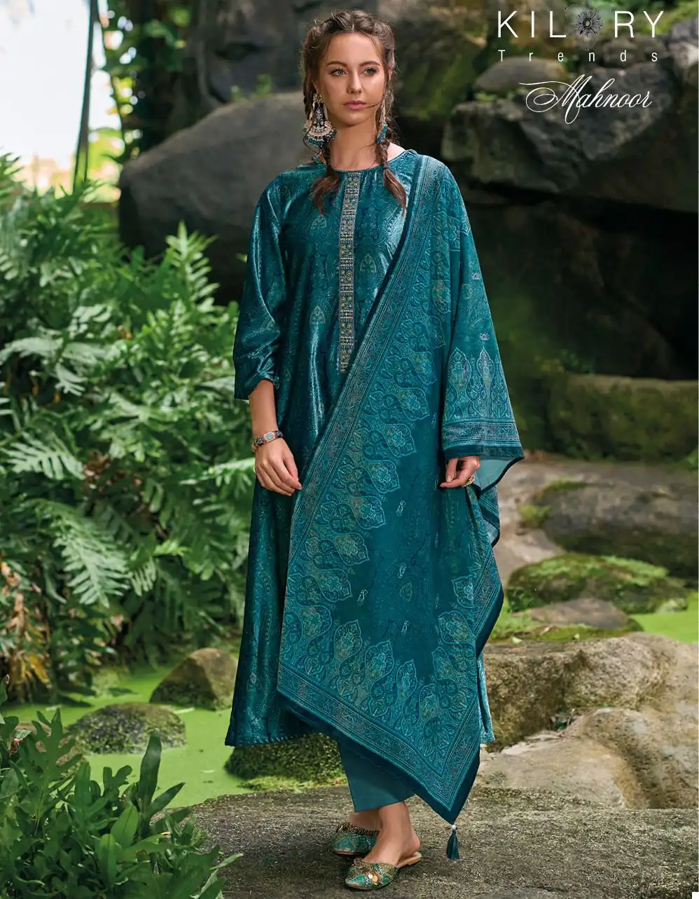 Kilory Trends Mahnoor Pure Velvet Wholesale Designer Winter Wear Salwar Suit Catalog — Wholesale Salwar Suits, MPA wholesale from Surat — view 1