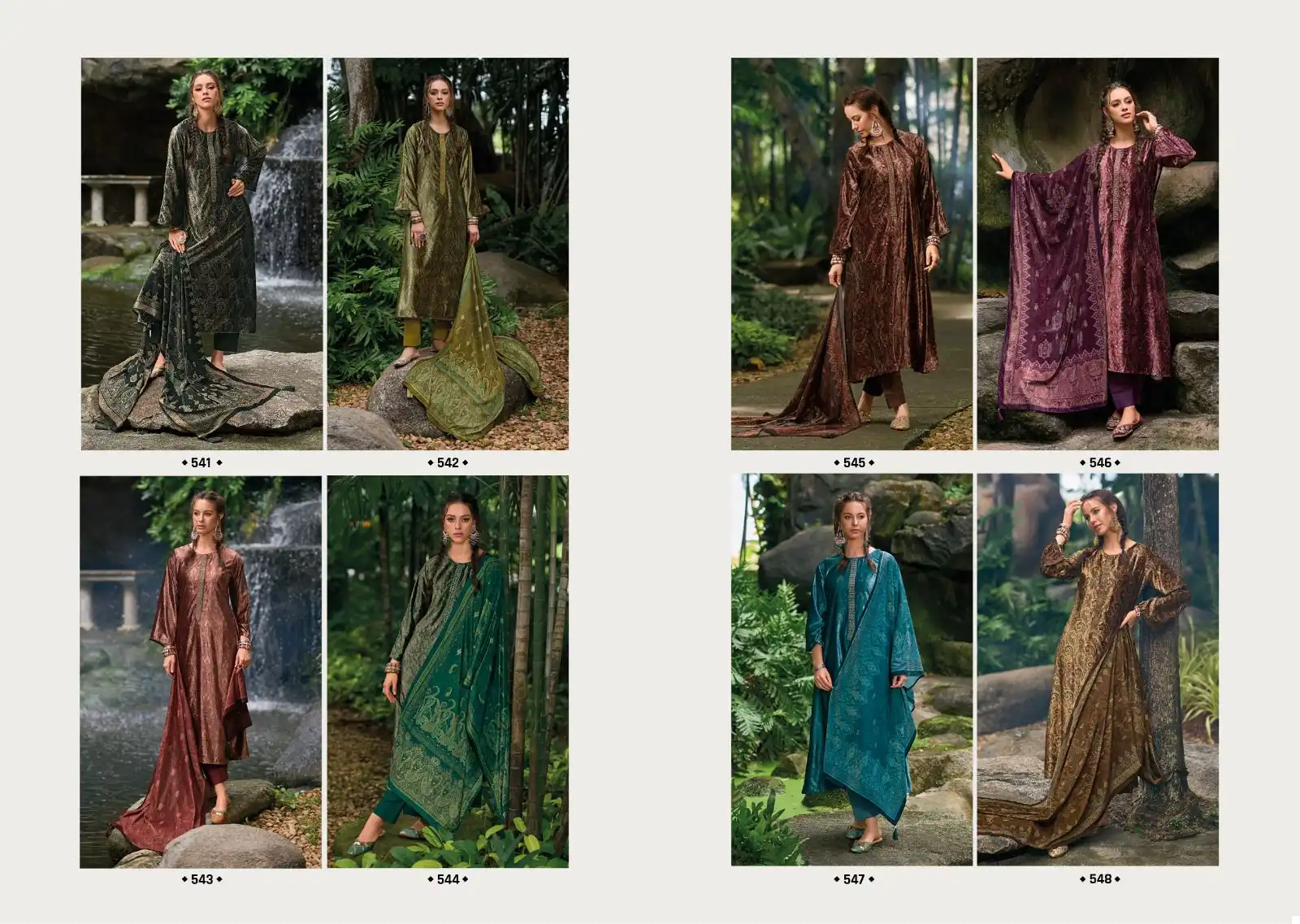 Kilory Trends Mahnoor Pure Velvet Wholesale Designer Winter Wear Salwar Suit Catalog — Wholesale Salwar Suits, MPA wholesale from Surat — view 9