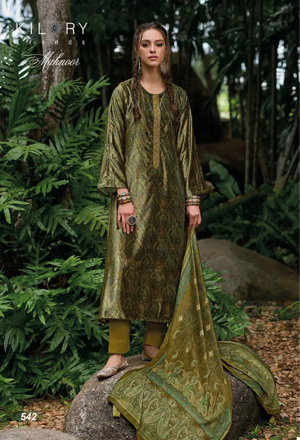 Kilory Trends Mahnoor Pure Velvet Wholesale Designer Winter Wear Salwar Suit Catalog — Wholesale Salwar Suits, MPA wholesale from Surat - Gallery Image 6