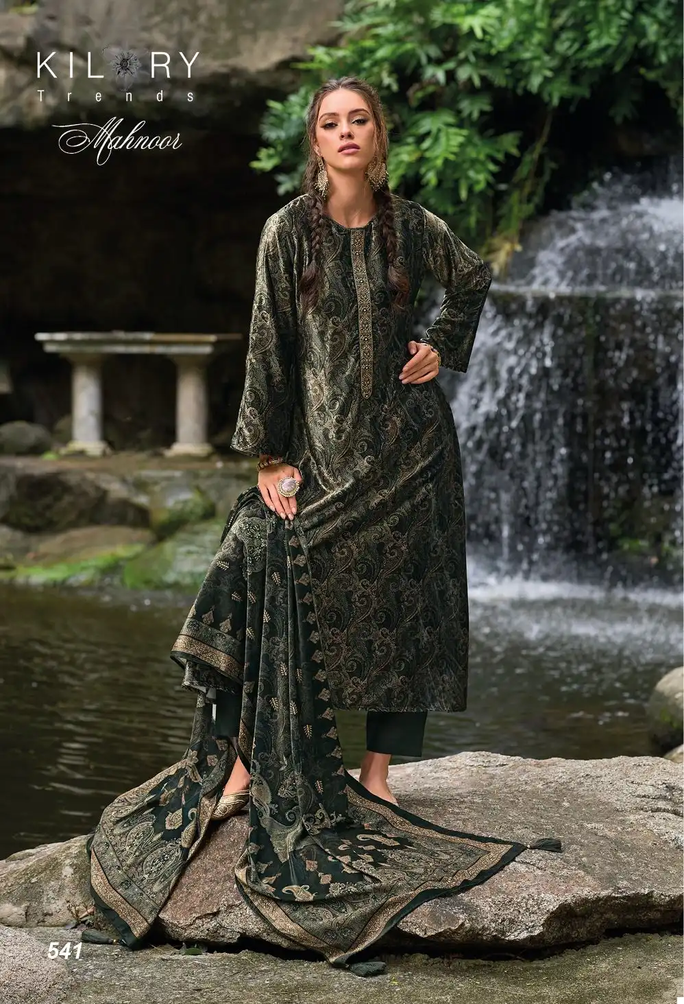 Kilory Trends Mahnoor Pure Velvet Wholesale Designer Winter Wear Salwar Suit Catalog — Wholesale Salwar Suits, MPA wholesale from Surat - Gallery Image 7