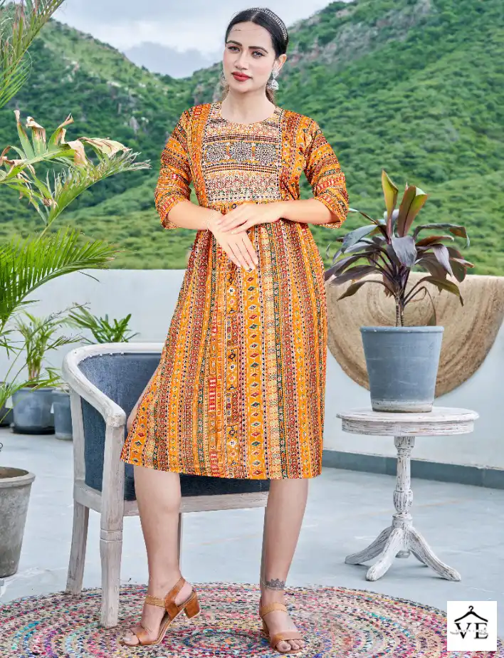 Viyaa Maira Vol 5 Pure Rayon Wholesale Kurtis Catalog — Wholesale Kurtis, MPA wholesale from Surat — view 1