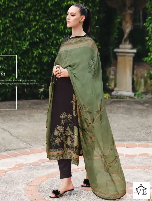 Sahiba Maithali Pure Raw Silk Wholesale Designer Salwar Suit Catalog — Wholesale Salwar Suits, MPA wholesale from Surat — view 1