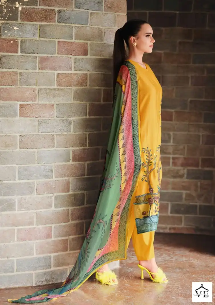 Sahiba Maithali Pure Raw Silk Wholesale Designer Salwar Suit Catalog — Wholesale Salwar Suits, MPA wholesale from Surat - Gallery Image 4
