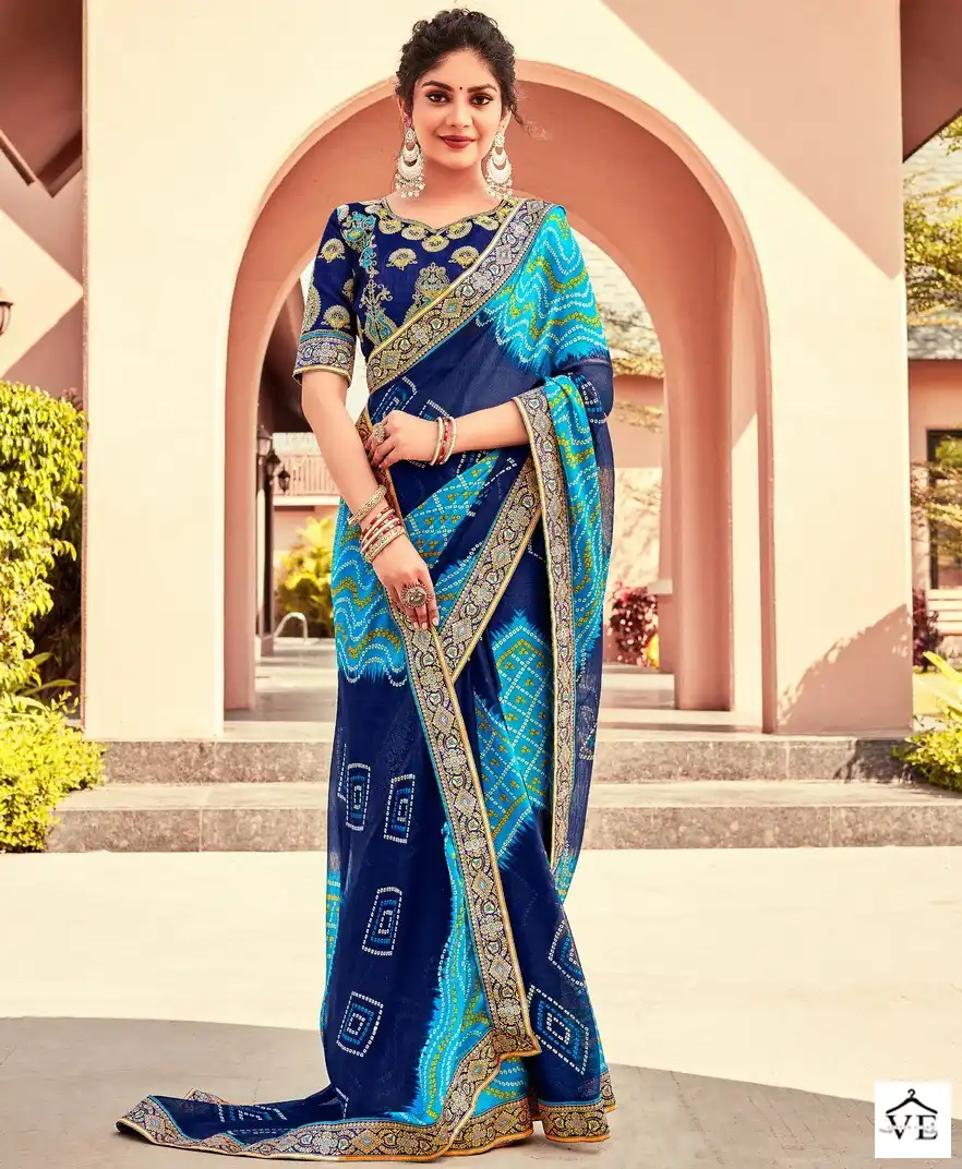 Stylewell Mangalam Vol 2 Bandhej Wholesale Designer Sarees — Wholesale Salwar Suits, MPA wholesale from Surat — view 1
