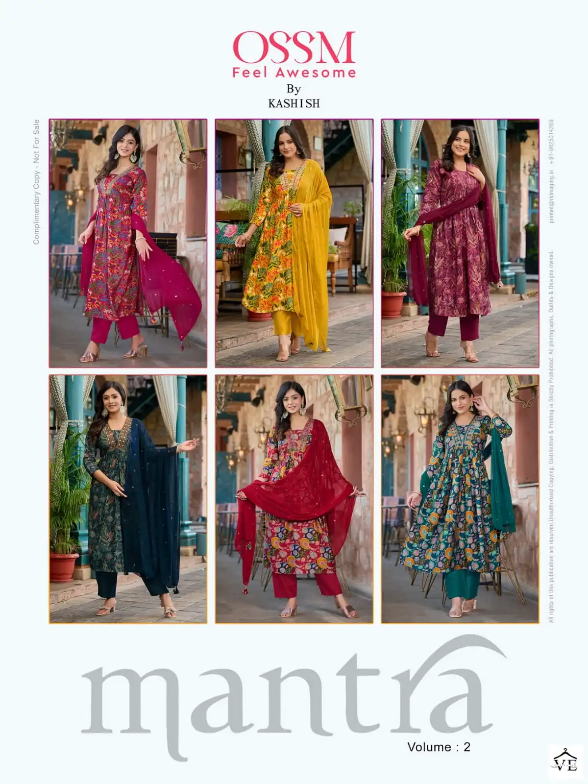 Ossm Mantra Vol 2 Modal Wholesale Designer Readymade Salwar Suit Catalog - 6 Pcs Set — Wholesale Salwar Suits, MPA wholesale from Surat — view 7