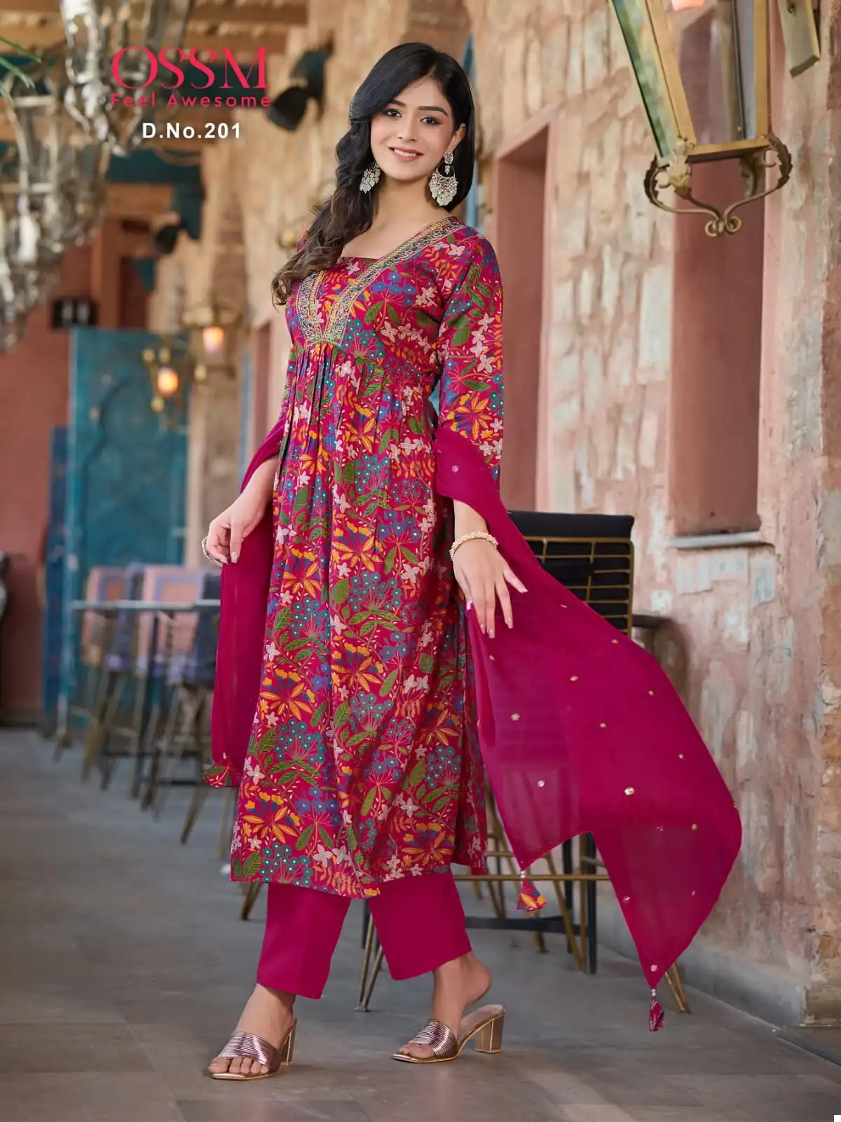 Ossm Mantra Vol 02 Premium Chanderi Modal Wholesale Readymade Suits Catalog - 6 Pcs Set — Wholesale Salwar Suits, MPA wholesale from Surat - Gallery Image 2