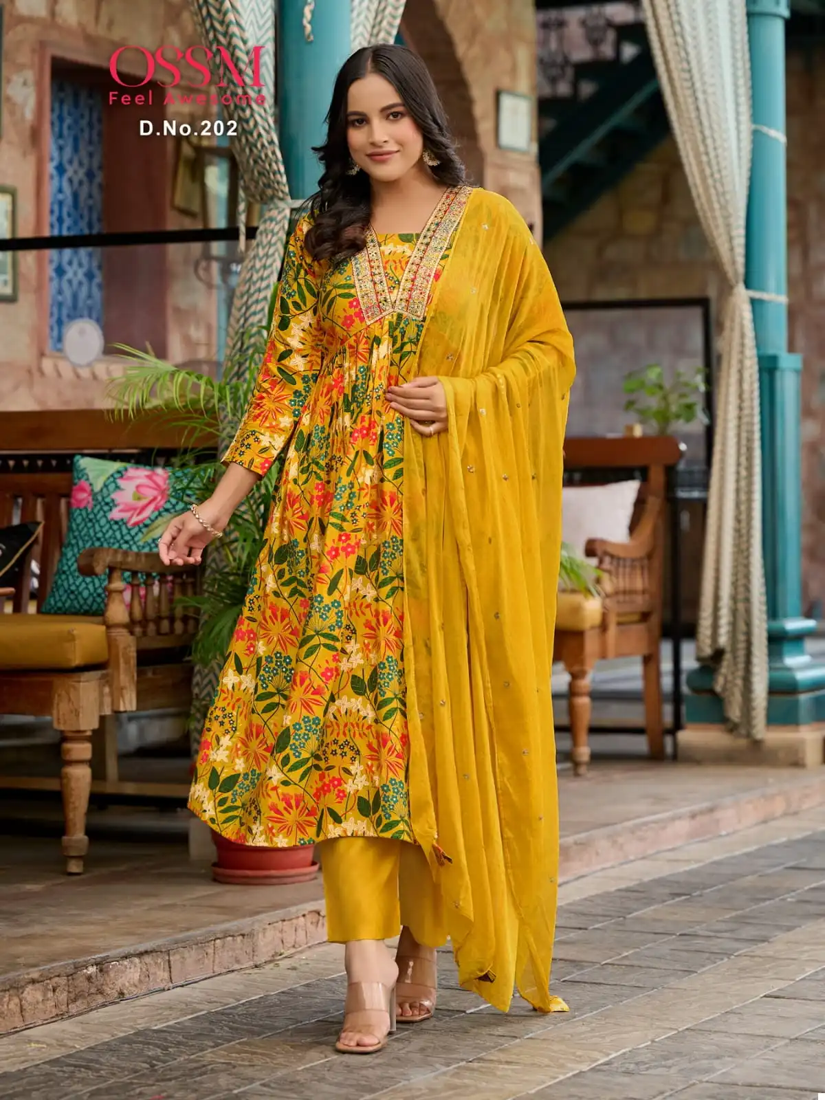 Ossm Mantra Vol 02 Premium Chanderi Modal Wholesale Readymade Suits Catalog - 6 Pcs Set — Wholesale Salwar Suits, MPA wholesale from Surat - Gallery Image 3