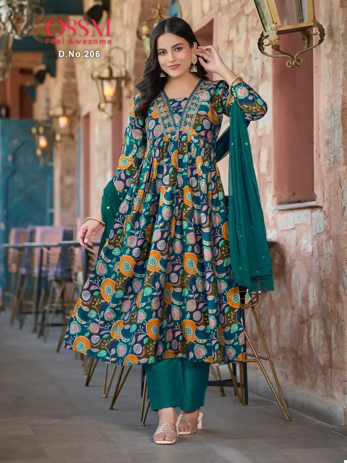 Ossm Mantra Vol 02 Premium Chanderi Modal Wholesale Readymade Suits Catalog - 6 Pcs Set — Wholesale Salwar Suits, MPA wholesale from Surat - Gallery Image 6