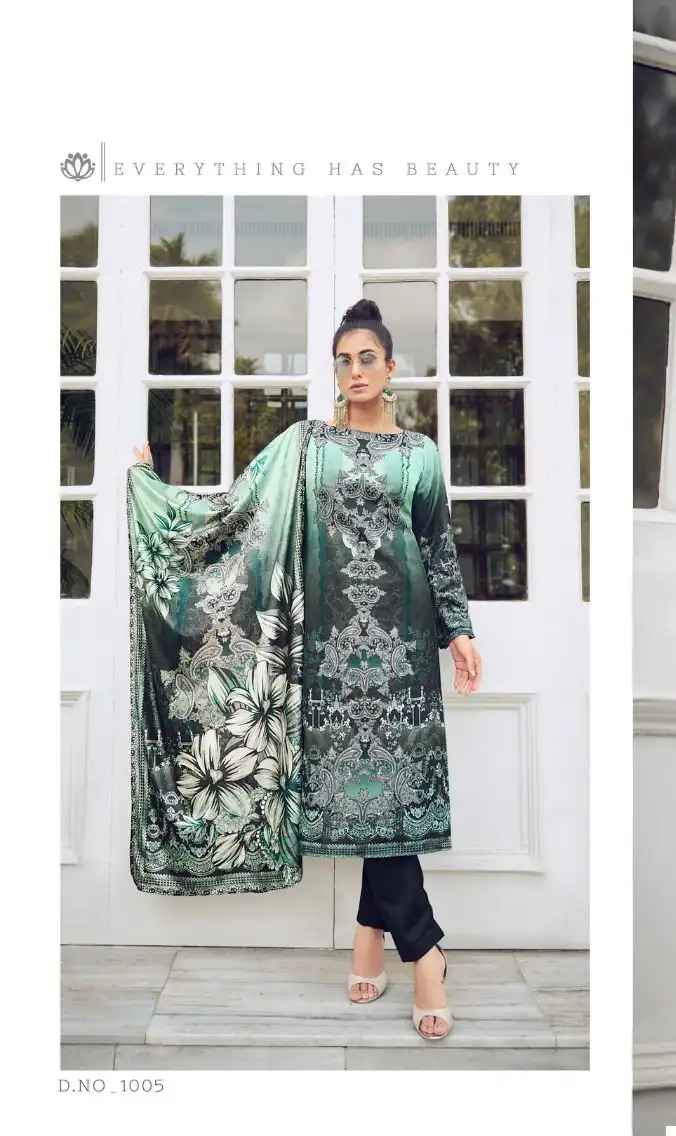Noorie Art Marya Pashmina Wholesale Winter Wear Salwar Suit Catalog — Wholesale Salwar Suits, MPA wholesale from Surat - Gallery Image 4
