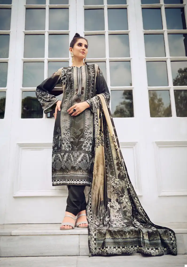 Noorie Art Marya Pashmina Wholesale Winter Wear Salwar Suit Catalog — Wholesale Salwar Suits, MPA wholesale from Surat - Gallery Image 5