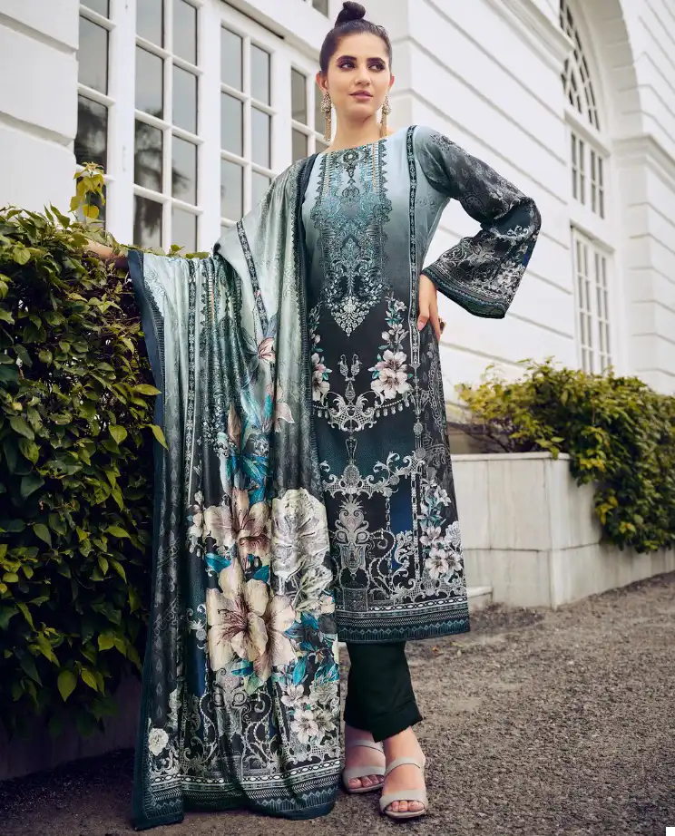 Noorie Art Marya Pashmina Wholesale Winter Wear Salwar Suit Catalog — Wholesale Salwar Suits, MPA wholesale from Surat — view 1
