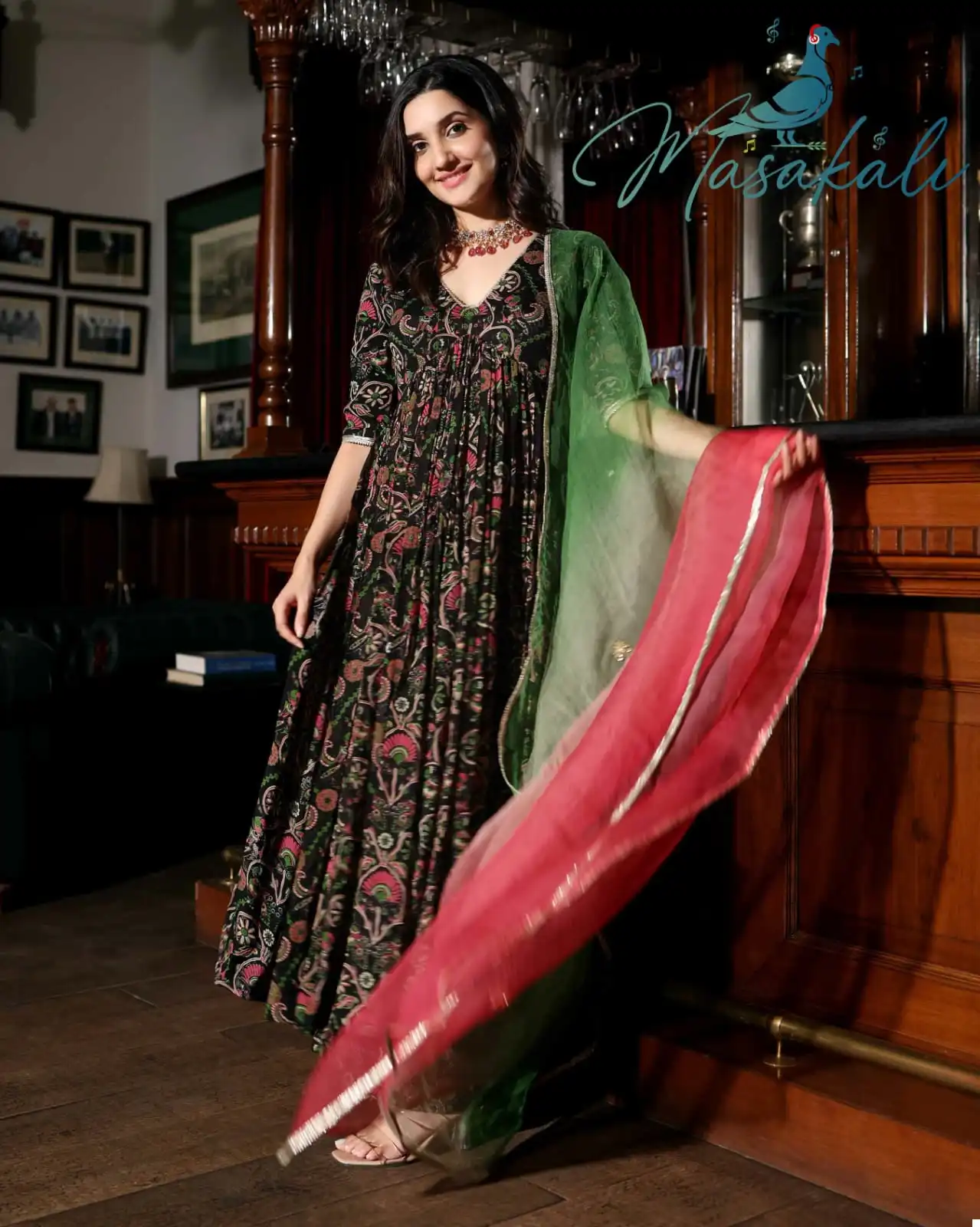 Vardan Ethnic Masakali Vol 04 Soft Maslin Silk Wholesale Designer Salwar Suit — Wholesale Salwar Suits, MPA wholesale from Surat - Gallery Image 2