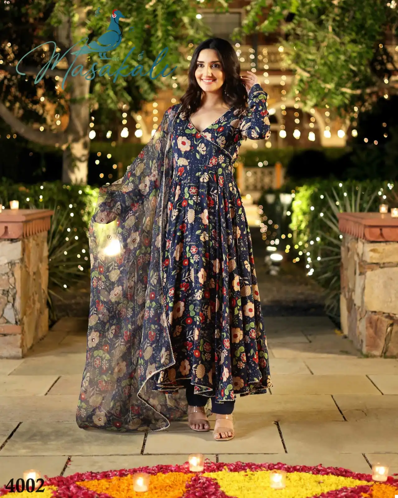 Vardan Ethnic Masakali Vol 04 Soft Maslin Silk Wholesale Designer Salwar Suit — Wholesale Salwar Suits, MPA wholesale from Surat - Gallery Image 3