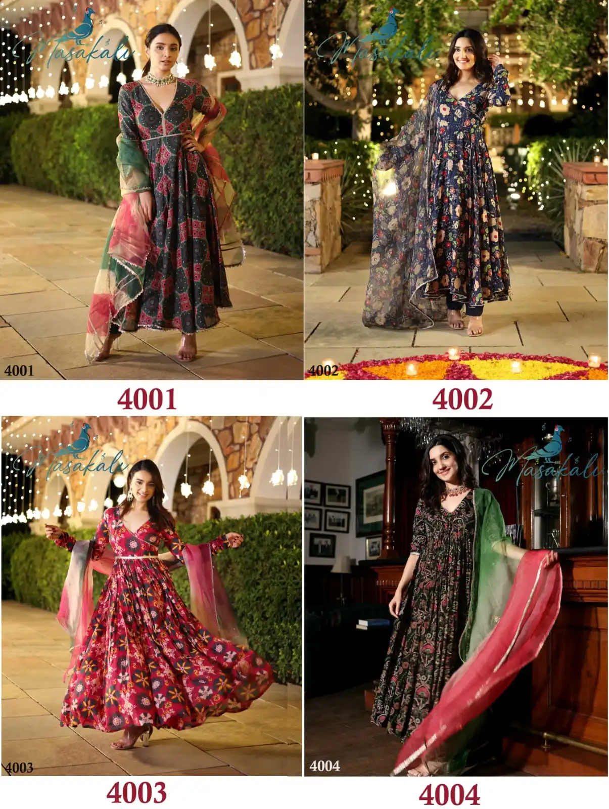 Vardan Ethnic Masakali Vol 04 Soft Maslin Silk Wholesale Designer Salwar Suit — Wholesale Salwar Suits, MPA wholesale from Surat — view 7
