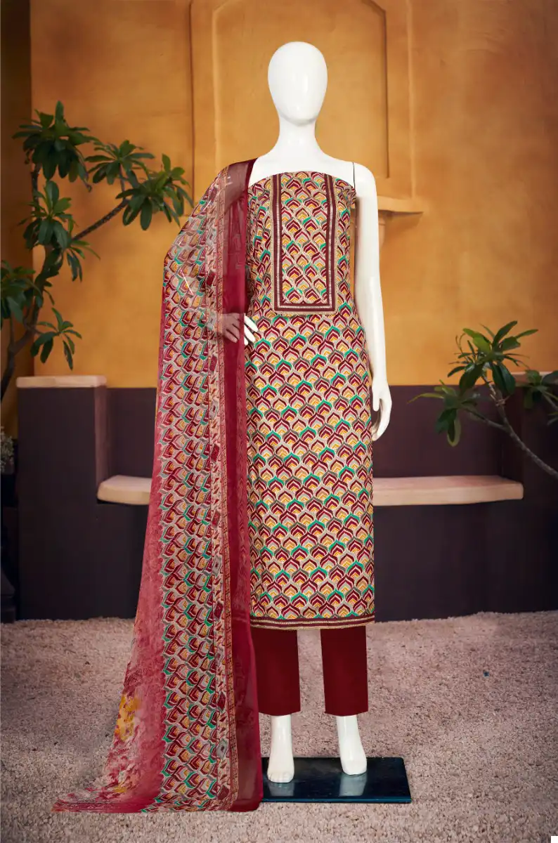 Bipson Maserati 2247 Pure Rayon Foil Print Wholesale Salwar Suit Catalog — Wholesale Salwar Suits, MPA wholesale from Surat - Gallery Image 3