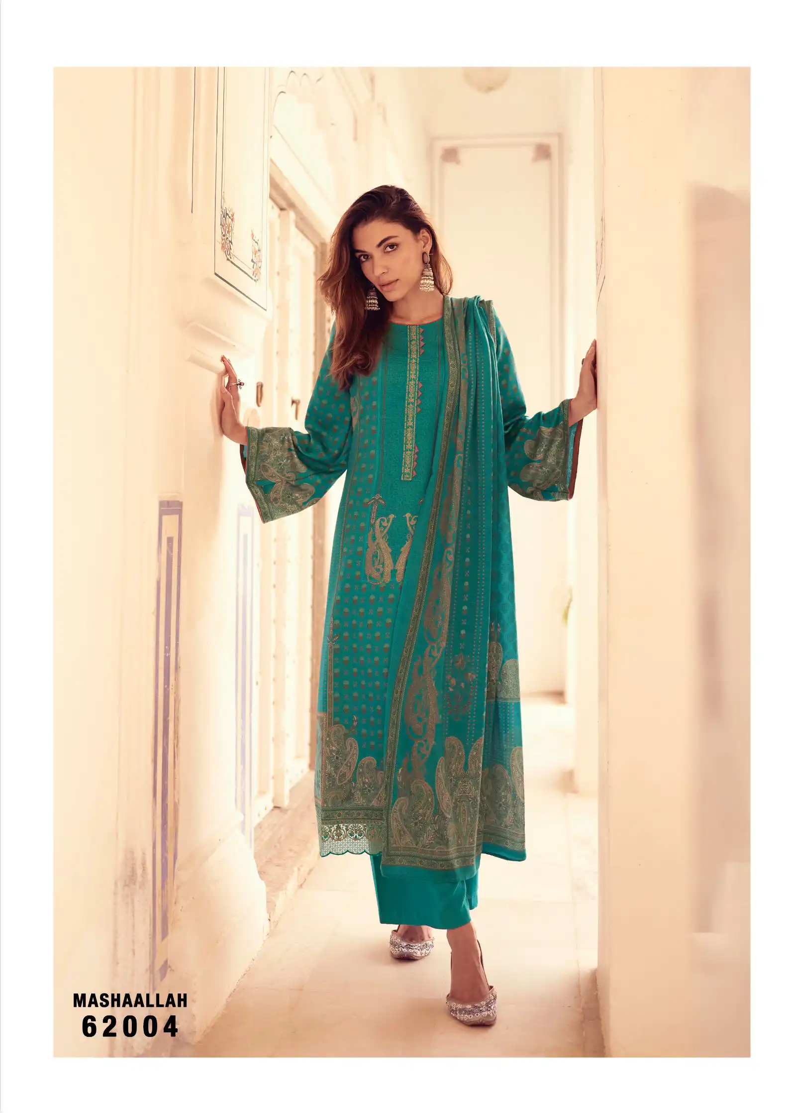 Mumtaz Arts Mashallah Pashmina Wholesale Embroidery Designer Winter Wear Salwar Suit Catalog — Wholesale Salwar Suits, MPA wholesale from Surat - Gallery Image 4