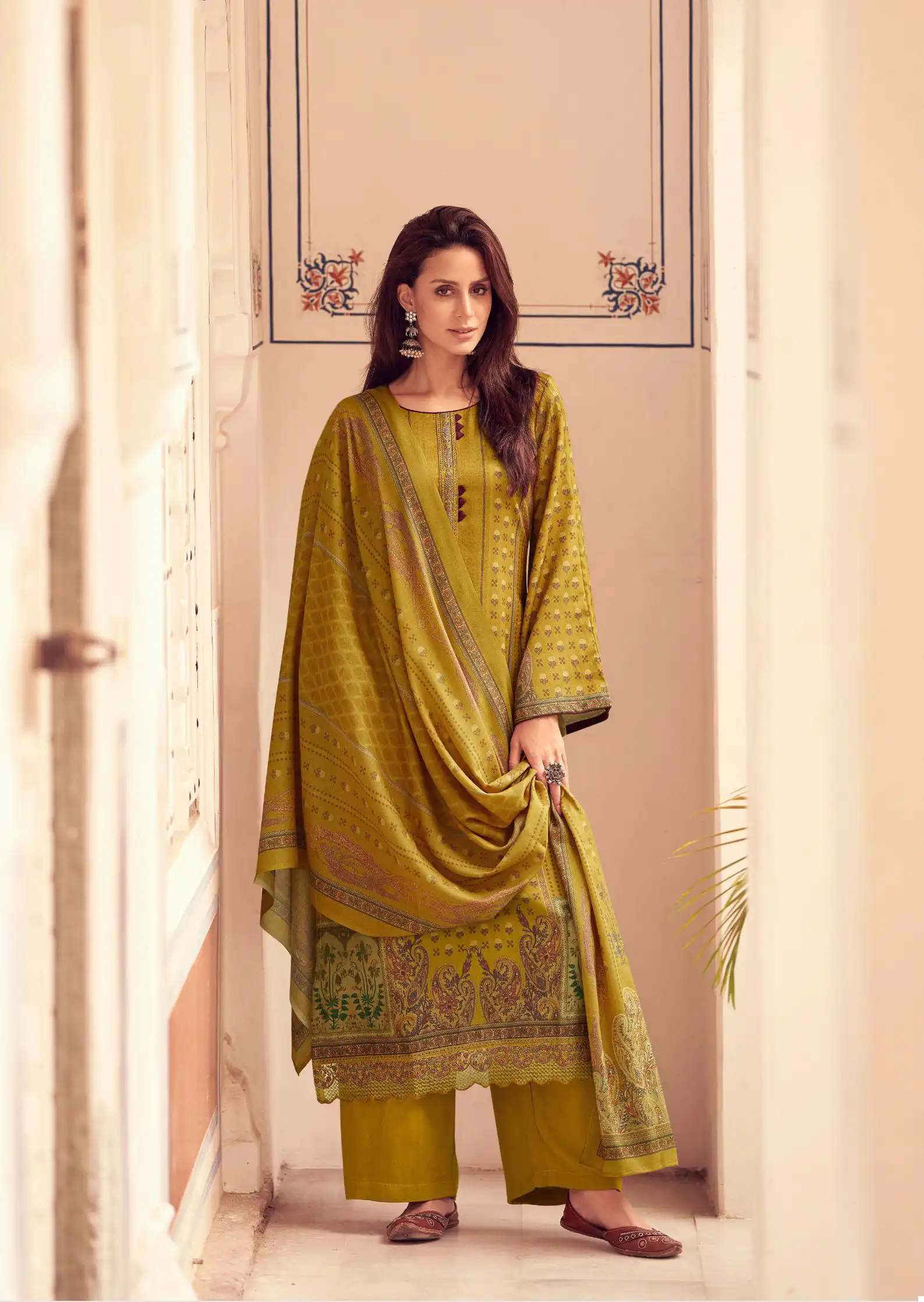 Mumtaz Arts Mashallah Pashmina Wholesale Embroidery Designer Winter Wear Salwar Suit Catalog — Wholesale Salwar Suits, MPA wholesale from Surat - Gallery Image 5