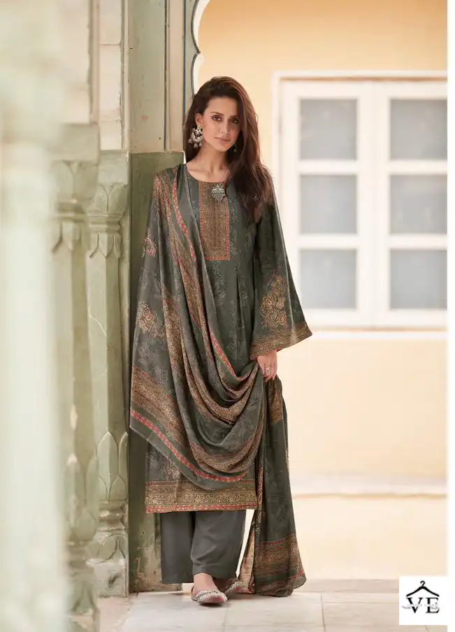 Mumtaz Arts Mastaani Libas E Khas Pashmina Wholesale Sober Designer Winter Wear Salwar Suit Catalog — Wholesale Salwar Suits, Khas wholesale from Surat - Gallery Image 3