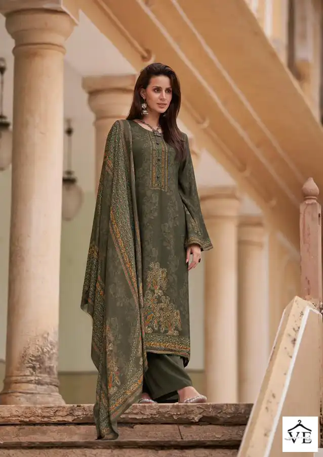 Mumtaz Arts Mastaani Libas E Khas Pashmina Wholesale Sober Designer Winter Wear Salwar Suit Catalog — Wholesale Salwar Suits, Khas wholesale from Surat - Gallery Image 4