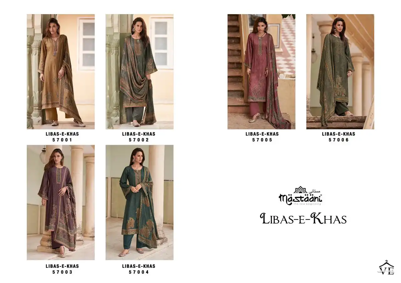 Mumtaz Arts Mastaani Libas E Khas Pashmina Wholesale Sober Designer Winter Wear Salwar Suit Catalog — Wholesale Salwar Suits, Khas wholesale from Surat — view 7