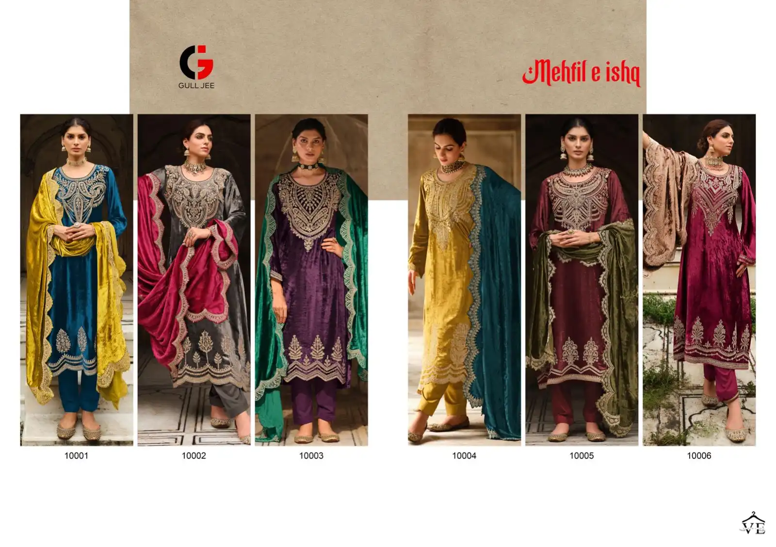 Deepsy Suits Gull Jee  Mehfil E Ishq Velvet Wholesale Heavy Embroidery Designer Winter Wear Salwar Suit Catalog — Wholesale Salwar Suits, MPA wholesale from Surat — view 7