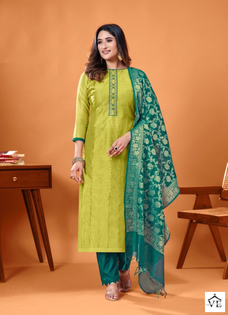 Vishnu Mehmal Modal Silk Wholesale Sequence Work Salwar Suit Catalog — Wholesale Salwar Suits, MPA wholesale from Surat - Gallery Image 7