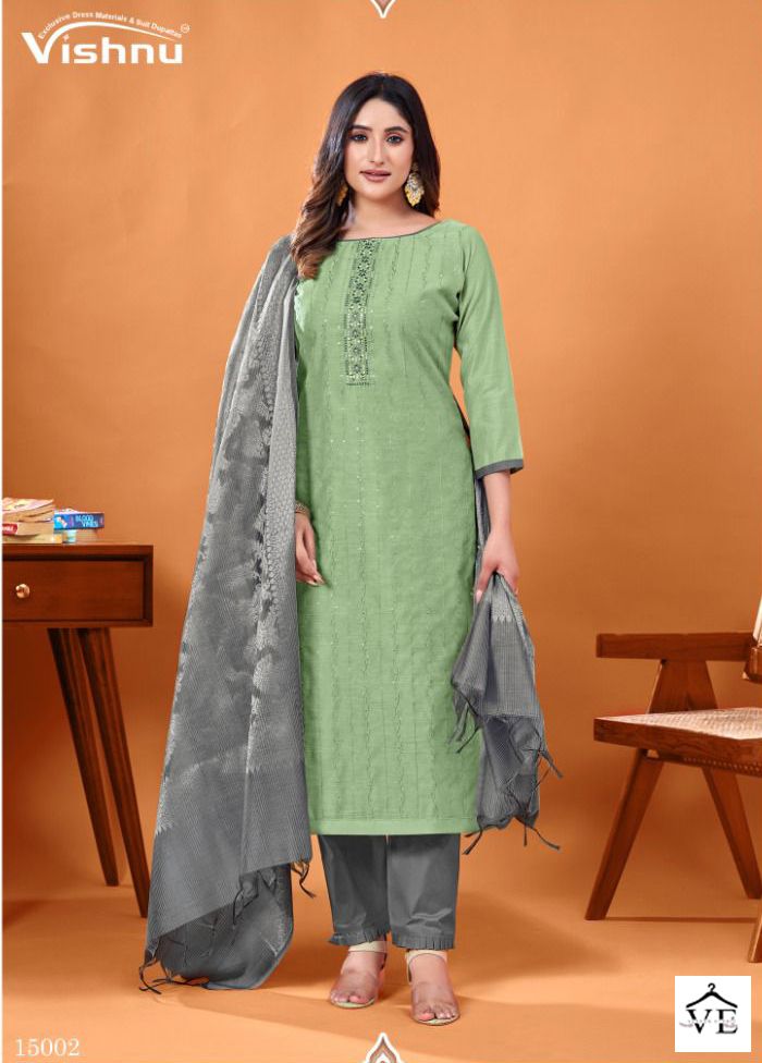 Vishnu Mehmal Modal Silk Wholesale Sequence Work Salwar Suit Catalog — Wholesale Salwar Suits, MPA wholesale from Surat - Gallery Image 9