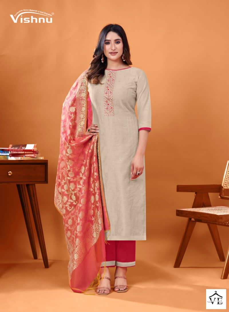 Vishnu Mehmal Modal Silk Wholesale Sequence Work Salwar Suit Catalog — Wholesale Salwar Suits, MPA wholesale from Surat - Gallery Image 10