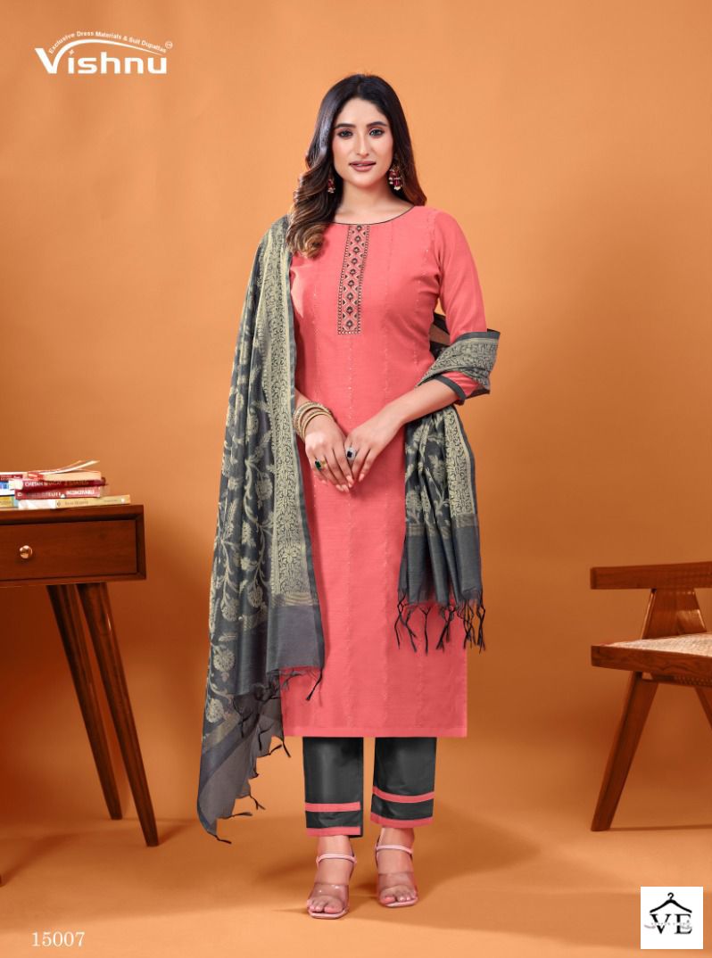 Vishnu Mehmal Modal Silk Wholesale Sequence Work Salwar Suit Catalog — Wholesale Salwar Suits, MPA wholesale from Surat - Gallery Image 6
