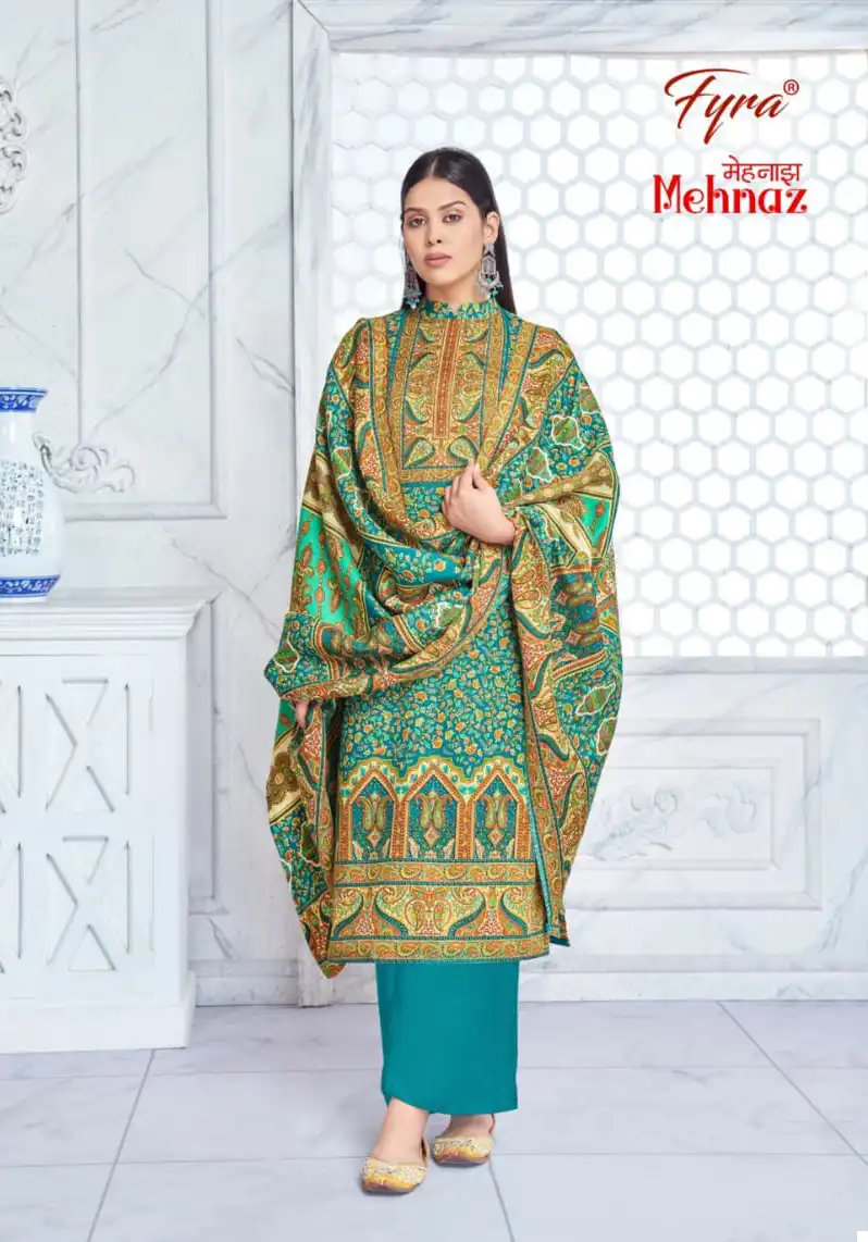 Fyra Mehnaz Pashmina Wholesale Wintrer Wear Salwar Suit Catalog — Wholesale Salwar Suits, MPA wholesale from Surat - Gallery Image 8