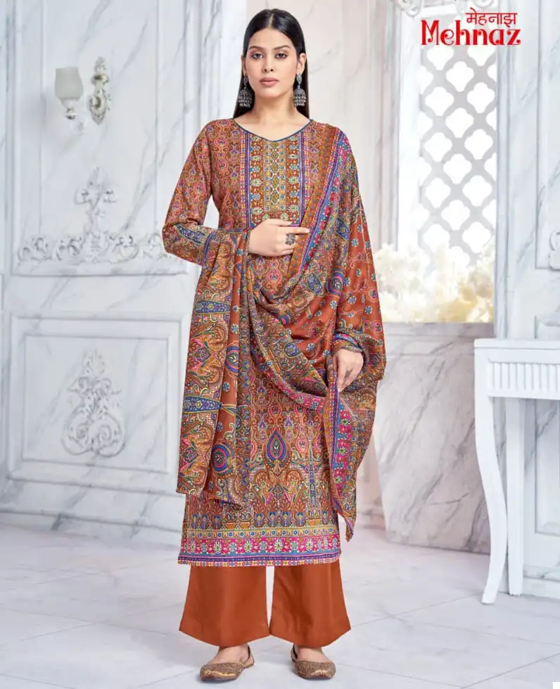 Fyra Mehnaz Pashmina Wholesale Wintrer Wear Salwar Suit Catalog — Wholesale Salwar Suits, MPA wholesale from Surat — view 1