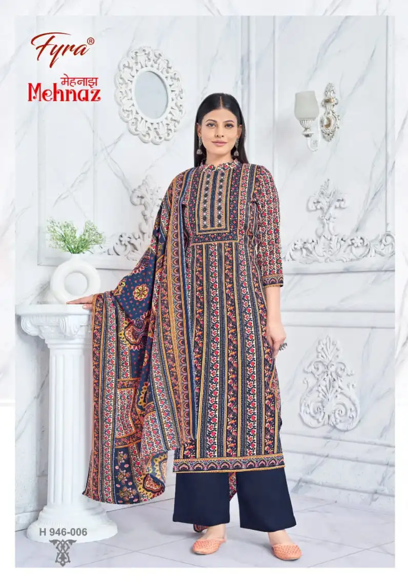 Fyra Mehnaz Pashmina Wholesale Wintrer Wear Salwar Suit Catalog — Wholesale Salwar Suits, MPA wholesale from Surat - Gallery Image 3