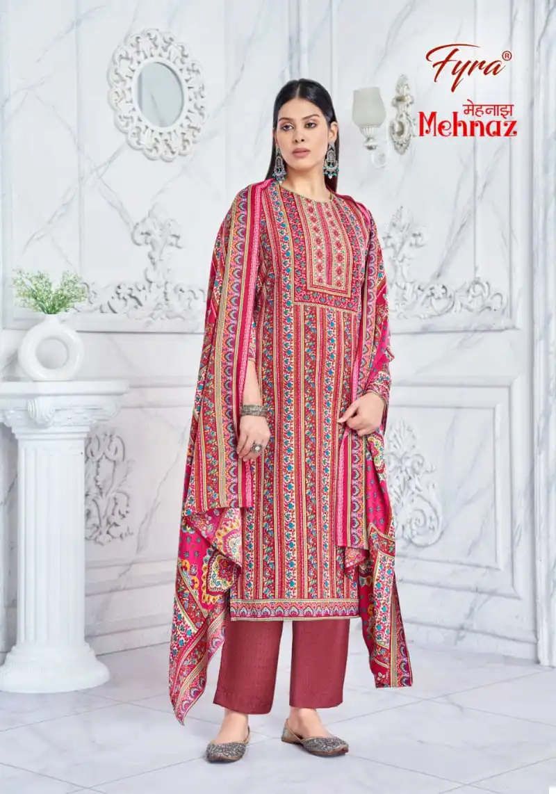 Fyra Mehnaz Pashmina Wholesale Wintrer Wear Salwar Suit Catalog — Wholesale Salwar Suits, MPA wholesale from Surat - Gallery Image 4