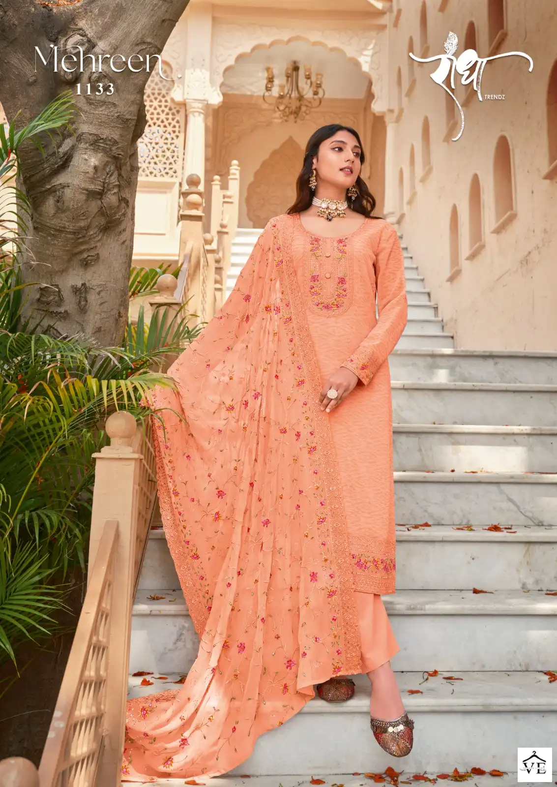 Radha Trendz Mehreen Real Georgette Wholesale Designer Salwar Suit Catalog — Wholesale Salwar Suits, MPA wholesale from Surat - Gallery Image 2